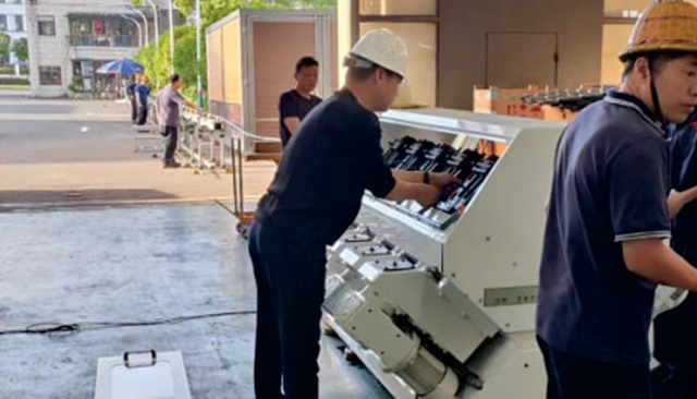 2024年中国强磁场中心超导导体现场制造现场图